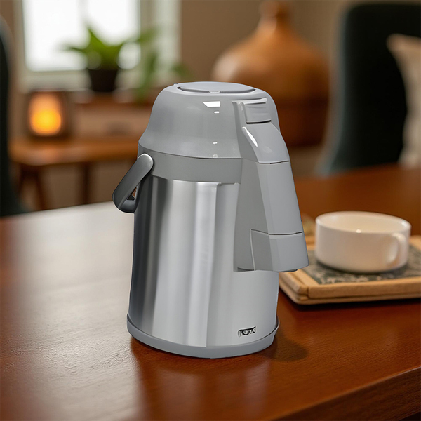 0187221080622 S/STEEL VACUUM FLASK - 3.0L - Image 1