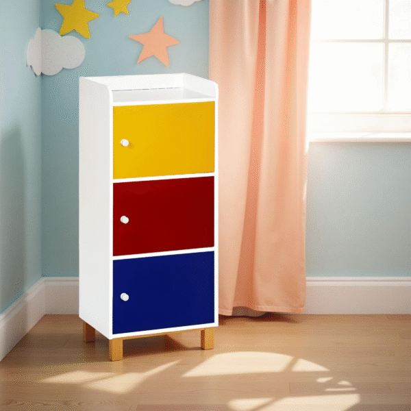 HEVEAPAC 3 TIER STORAGE
SHELF (COLORFUL BOX)- 890X290X420