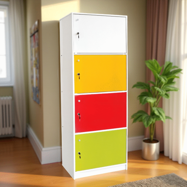 HEVEAPAC TIRE SHELF WITH DOORS+LOCK-
1600X398X600MM