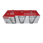 6PCS GLASS TEA CUP SET