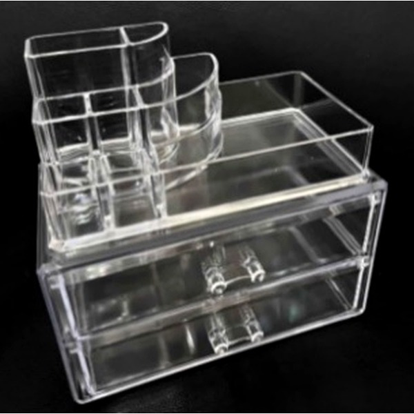 1012480001630 ACRYLIC COSMETIC ORGANIZER-19*10*16 - Image 1