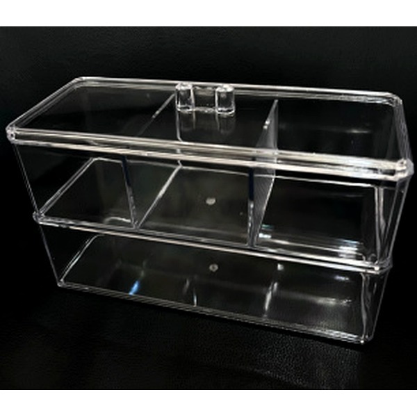 1012480001639 ACRYLIC COSMETIC ORGANIZER-23X9.2X13 - الصورة 1