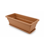 FLOWER POT GRAY+GREEN+BEIGE