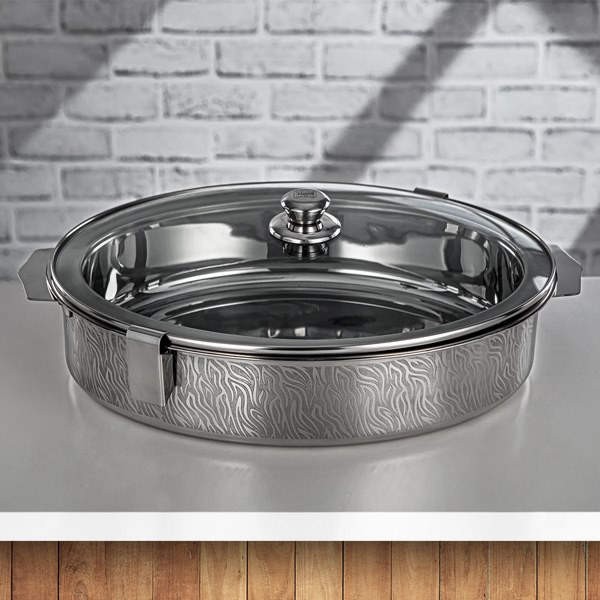 1013820000224 S/STEEL HOT POT MANDI OVAL 40 CM H24P1 - Image 1