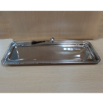 SILVER TRAY WITH ACRYLIC LID