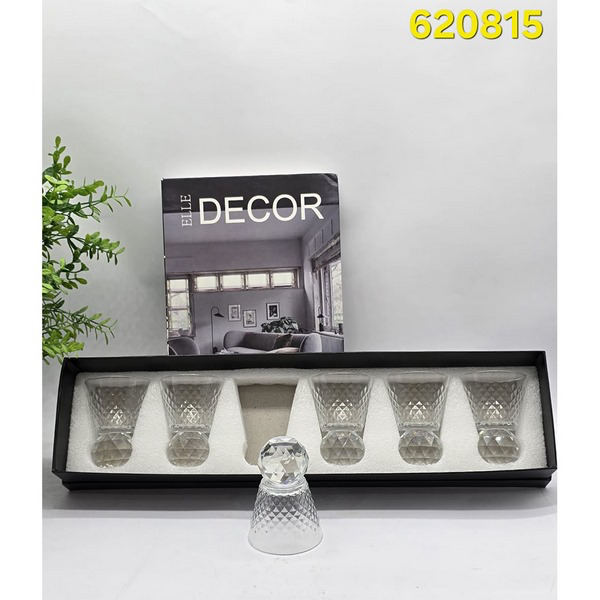 ⁦6 PCS GLASS ICE CREAM CUP SET⁩ - الصورة ⁦1⁩