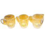 GERMAX 3 PCS GLASS TEA MUG SET