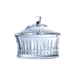 ROUND ACRYLIC DATE BOWL W/COVER-CLEAR-M