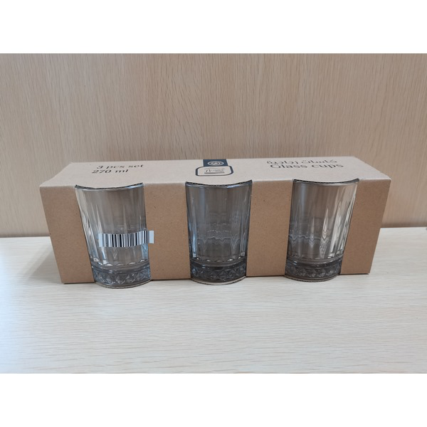 1018590000118 GLASS CUPS 3PCS - الصورة 1