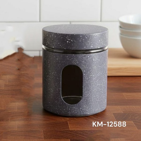 ⁦GRAY COLOR JAR-600ML⁩ - الصورة ⁦1⁩