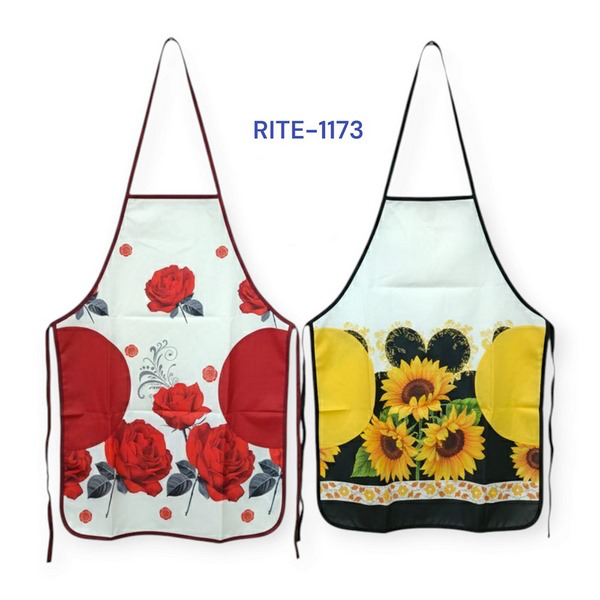 ⁦KITCHEN APRON-48*70CM-ROSE⁩ - الصورة ⁦1⁩
