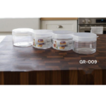 JORDANIAN CLEAR CONTAINER-4PC*250ML