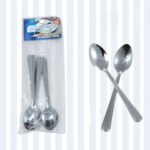 12 PCS S/STEEL SPOON SET-SILVER-M