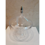 TRANSPARENT CANDY TRAY W/COVER