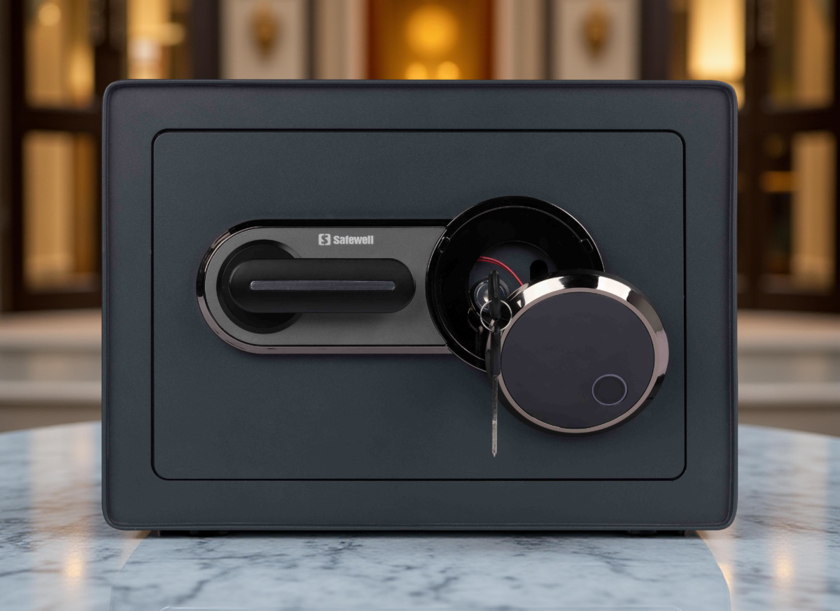 ⁦FANAR FINGERPRINT SAFE LOCKER-250X350X250-8.5KG⁩ - الصورة ⁦2⁩