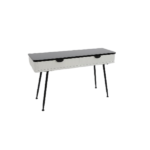 WOODEN DRAWER TABLE W/STAND