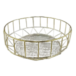 FRUIT METAL BASKET -23.5X23.5X8.8CM-1X4
