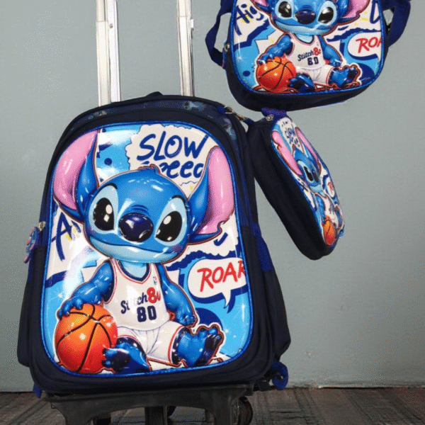 3 PCS TROLLEY SCHOOL BAG SET-16
