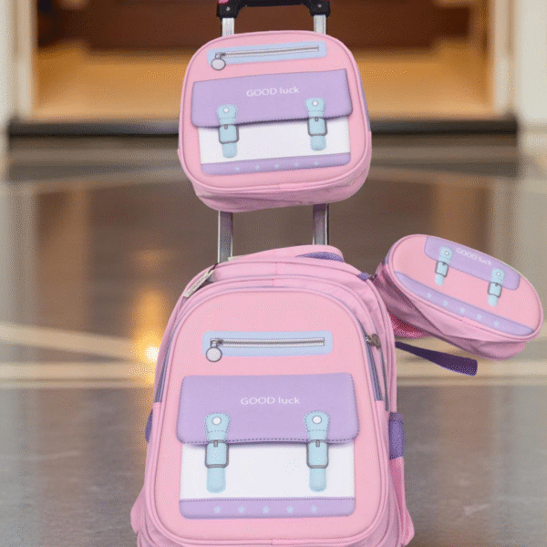 3 PCS TROLLEY SCHOOL BAG SET-16