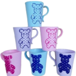 6PCS PLASTIC CUP SET