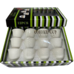 12 PCS PORCELAIN CAWA CUP SET -5*6.5*8 CM