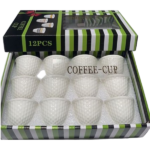 12 PCS PORCELAIN CAWA CUP SET -5*6.5*8 CM