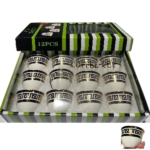 12 PCS PORCELAIN CAWA CUP SET -H5CM*D6.5CM*72CC