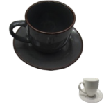 6+6 PCS TEA CUP & SAUCER SET