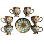 6+6 PCS CERAMIC CUP & SAUCER SET