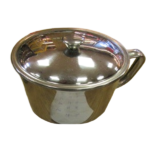 S/STEEL MUG W/COVER-11CM