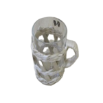 GLASS MUG W/BAMBOO COVERED