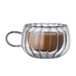 GLASS MUG W/HANDLE-156ML