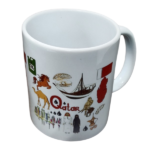 11OZ WHITE CERAMIC MUG W/PICTURE