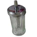 JUICE GLASS W/STRAW COVER-400ML