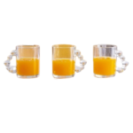 6 PCS GLASS JUICE CUP SET-6X330ML-JYB-001/L6