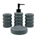 4-PCS CERAMIC BATHROOM SET