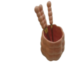 CERAMIC SPOON HOLDER W/6-PCS SPOON SET
