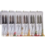 12PCS S/STEEL KNIFE SET