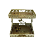 2-LAYER GLASS STORAGE RACK