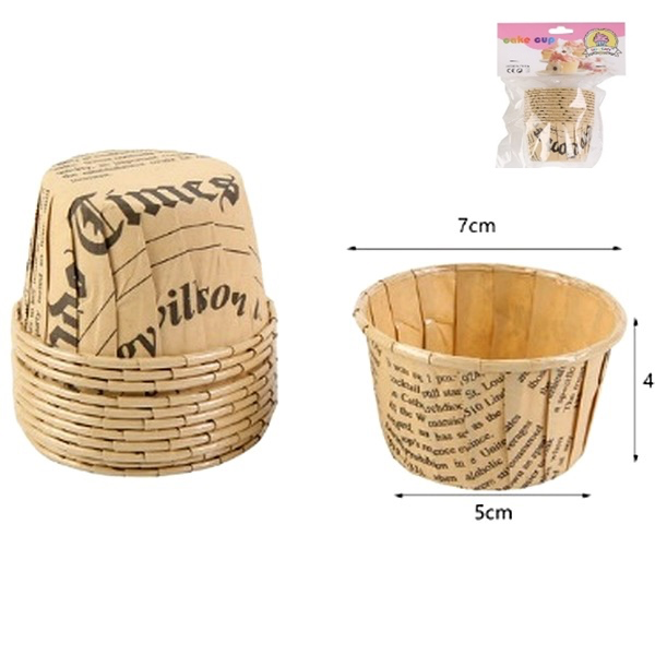 ⁦CUP CAKE MOULD-12PCS/5X4CM⁩ - الصورة ⁦1⁩