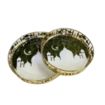 GLASS ROUND TRAY-L