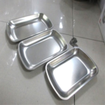 STEEL SERVING DISH TRAY-18X12X1.8CM