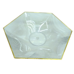 PLASTIC FRUIT TRAY GOLDEN DESIGN-30X5.3CM