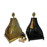METAL CAKE TRAY W/COVER -BLACK-19X19X24