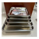 S/STEEL RECTANGULAR TRAY-35X27