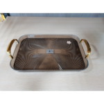 SILVER PLATED RECT. TRAY W/HANDLE-42.5X27X3