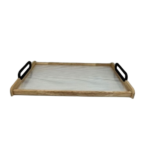 ACRYLIC SERVING TRAY-47.5X30CM