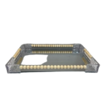 ACRYLIC SERVING TRAY-41X25CM