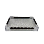 ACRYLIC SERVING TRAY-35X20CM
