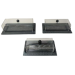 CAKE TRAY W/ACRYLIC COVER-31X17X9CM